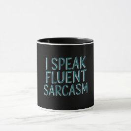 Caneca Citação Que Falo Fluent Sarcasm