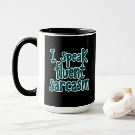 Caneca Citação Que Falo Fluent Sarcasm
