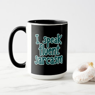 Caneca Citação Que Falo Fluent Sarcasm