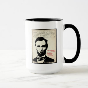 Caneca Citações de Abe Lincoln