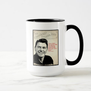 Caneca Citações de Ronald Reagan