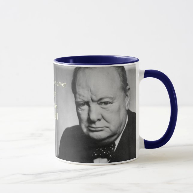 Caneca citações do churchill (Direita)