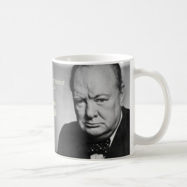 Caneca citações do churchill (Direita)