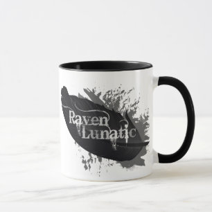 Caneca Citações excêntricas do divertimento do corvo p