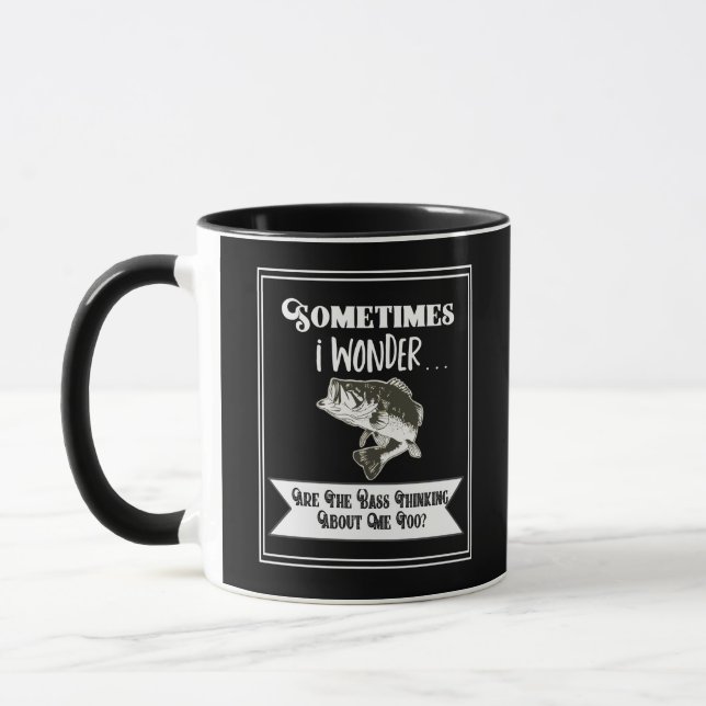 Caneca Citações Largemouth engraçadas da pesca da perda (Esquerda)