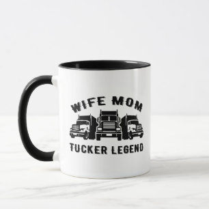 Caneca Citações Lendárias de Caminhoneira Esposa e Mãe