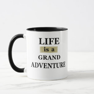 Caneca Citações motivacionais sobre ditos da vida