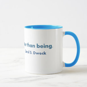 Caneca … Citações tornando-se de Dweck da canção de