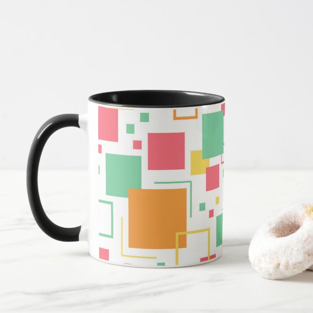 Caneca Citrino do humor retrô (Com Donut)