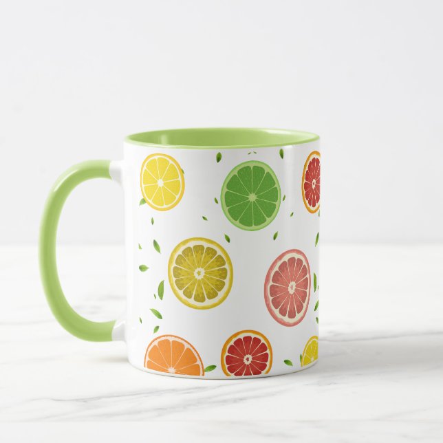 Caneca Citrino tropical SUMMER Laranja limão fina (Esquerda)