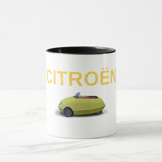 Caneca Citron-DS Cabrio Amarelo (Centro)