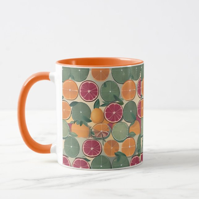 Caneca Citros em tons suaves (Esquerda)
