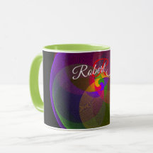 Citrus Color Blend Geometric Coffee Mug
