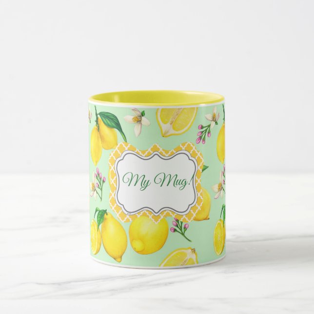Caneca Citrus Pattern Mug (Centro)