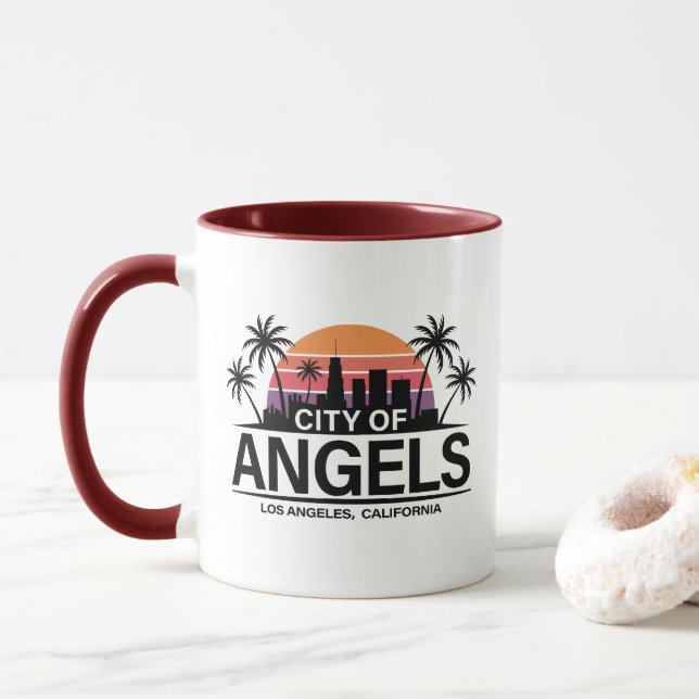 Caneca City of Angels, Los Angeles, California (Com Donut)