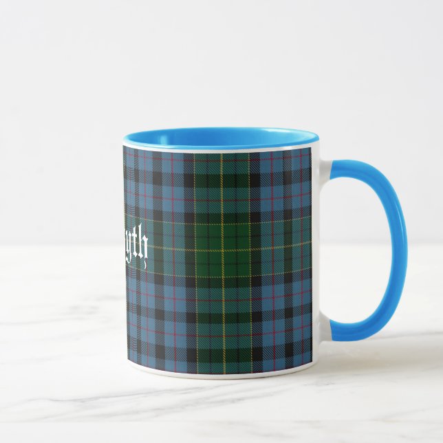 Caneca Clã Clã Colorida Forsyth Tartan Xadrez Mug (Direita)