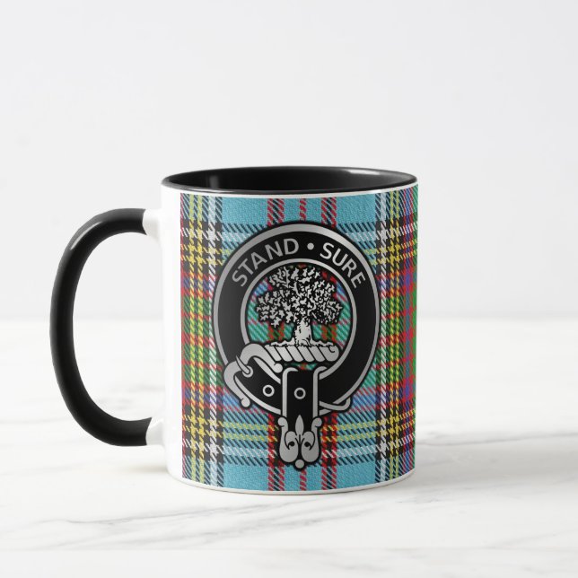 Caneca Clan Anderson Crest e Tartan Mug (Esquerda)
