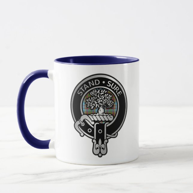Caneca Clan Anderson Crest e Tartan Mug (Esquerda)