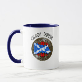 Caneca Clan Baird Tartan Knot & Flag