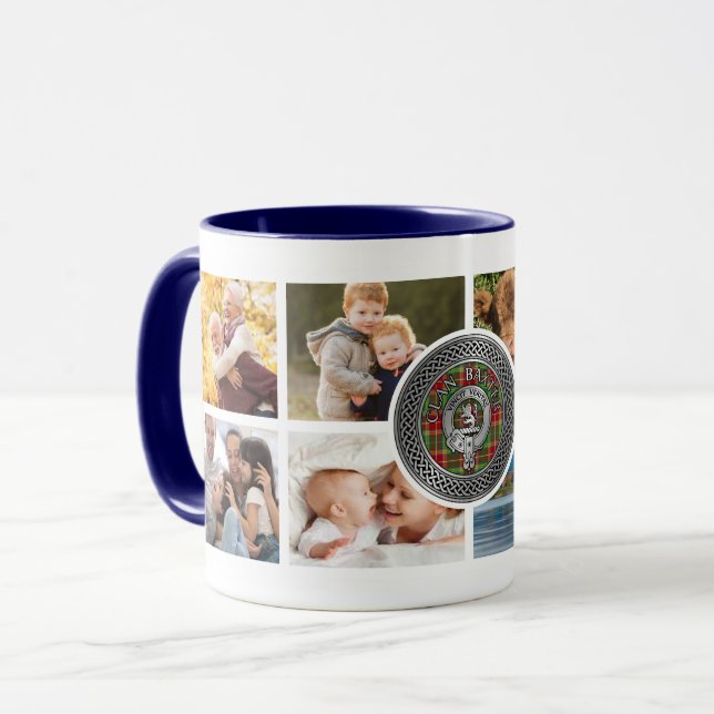 Caneca Clan Baxter Personalizado Família Mug (Frente Esquerda)