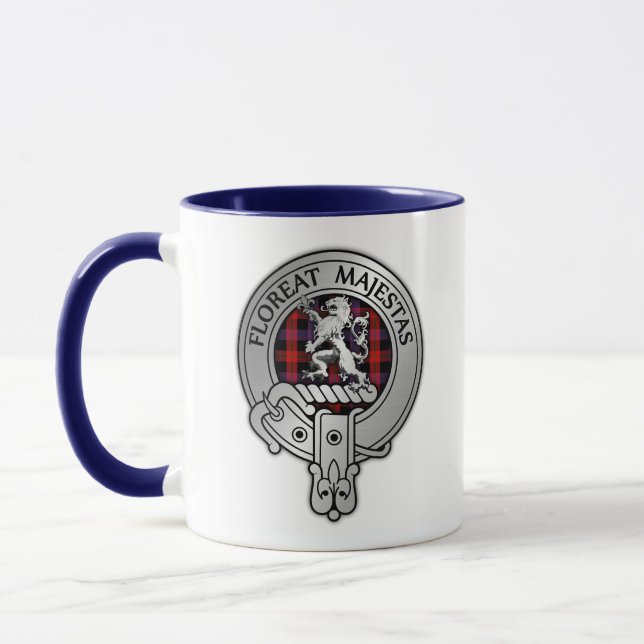 Caneca Clan Brown Crest e Tartan Mug (Esquerda)