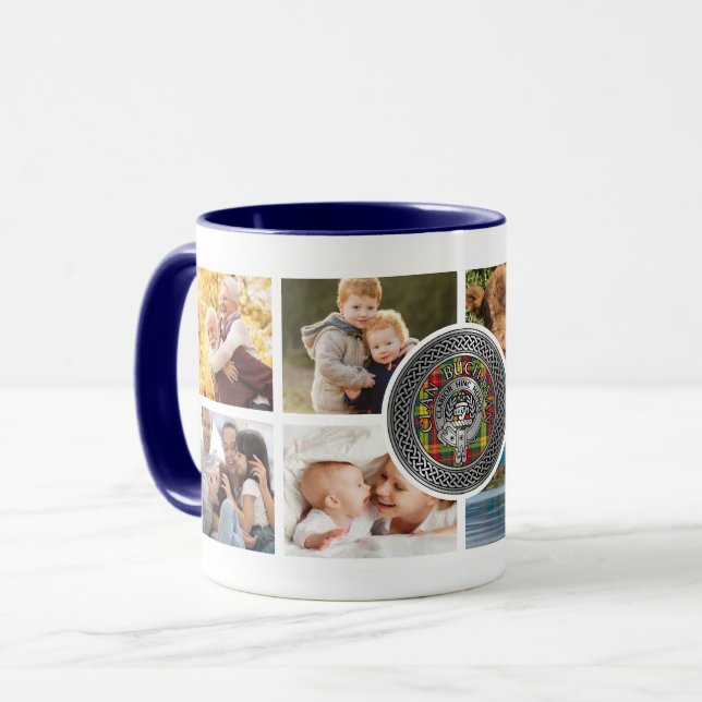 Caneca Clan Buchanan Personalizado Família Mug (Frente Esquerda)