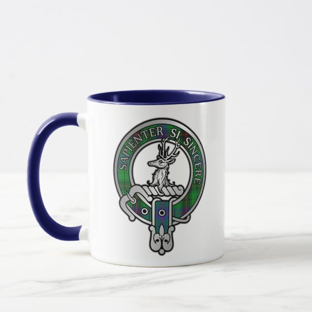 Caneca Clan Davidson Crest e Tartan Mug (Esquerda)