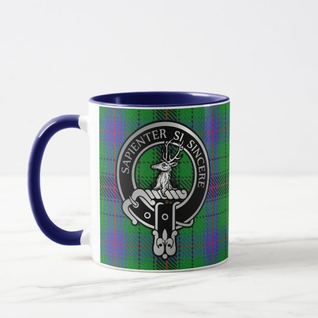 Caneca Clan Davidson Crest e Tartan Mug (Esquerda)