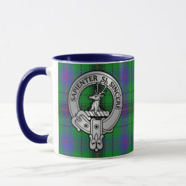 Caneca Clan Davidson Crest & Tartan