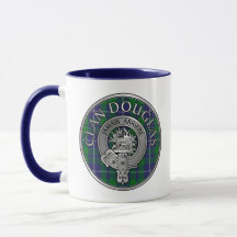 Clan Douglas Crest e Tartan Mug