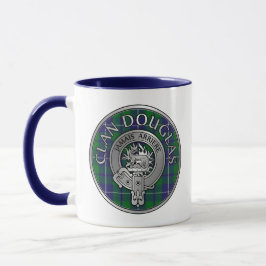 Caneca Clan Douglas Crest e Tartan Mug