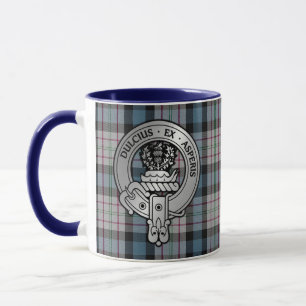 Caneca Clan Ferguson Crest & Dress Tartan Mug