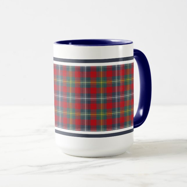 Caneca Clan Foster - Forrester Tartan (Frente Esquerda)