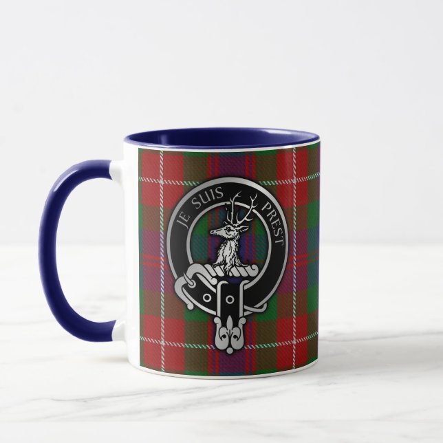 Caneca Clan Fraser de Lovat Crest & Tartan Mug (Esquerda)