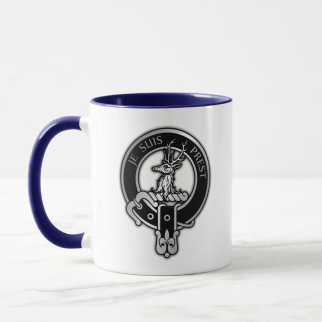 Caneca Clan Fraser do Lovat Crest - Preto (Esquerda)