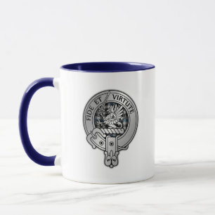 Caneca Clan Gladstone Crest & Tartan