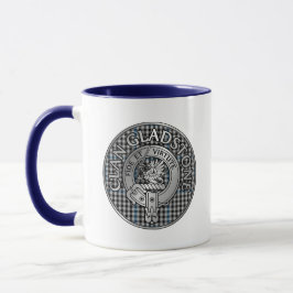 Caneca Clan Gladstone Crest & Tartan