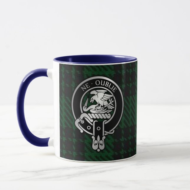 Caneca Clan Graham Crest e Tartan Mug (Esquerda)