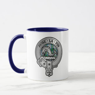 Caneca Clan Kennedy Crest & Dress Tartan