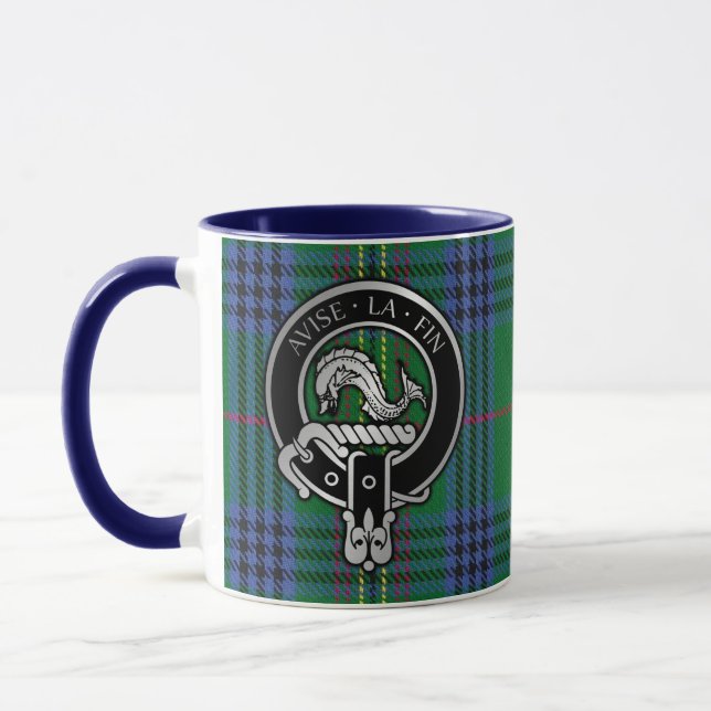 Caneca Clan Kennedy Crest e Tartan Mug (Esquerda)