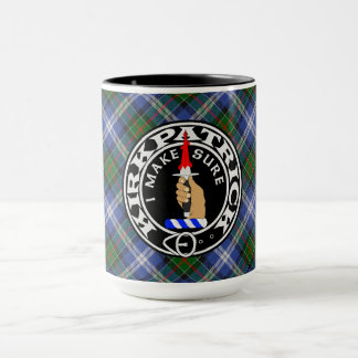 Caneca Clan Kirkpatrick Society tartan mug