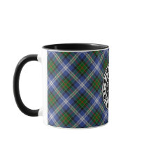 Clan Kirkpatrick Society tartan mug
