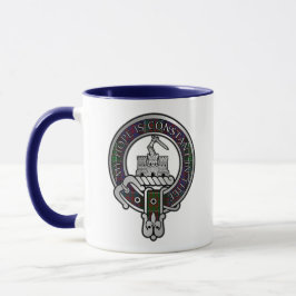 Caneca Clan MacDonald do Clanranald Crest & Tartan