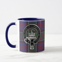 Clan MacDonald do Clanranald Crest & Tartan Mug