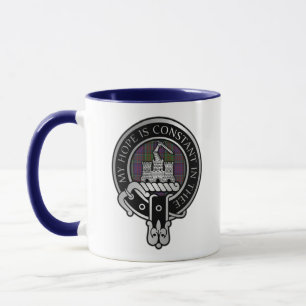 Caneca Clan MacDonald do Clanranald Crest & Tartan Mug