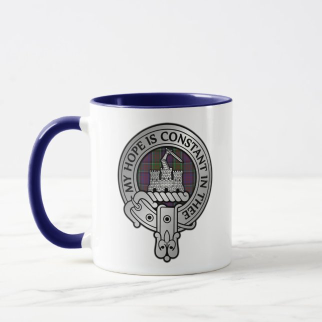 Caneca Clan MacDonald do Clanranald Crest & Tartan Mug (Esquerda)