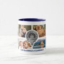 Clan MacDonald Família Personalizada Mug