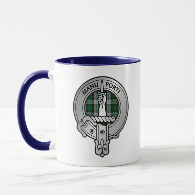 Caneca Clan MacKay Crest & Dress Tartan (Esquerda)