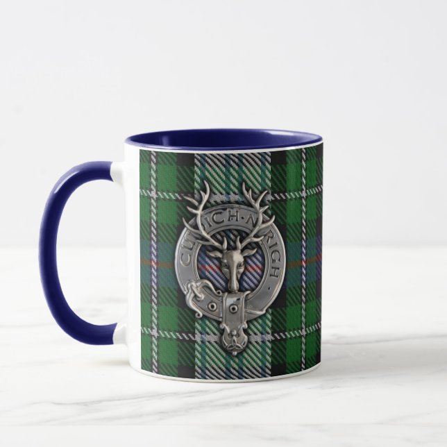 Caneca Clan MacKenzie Crest & Dress Tartan (Esquerda)