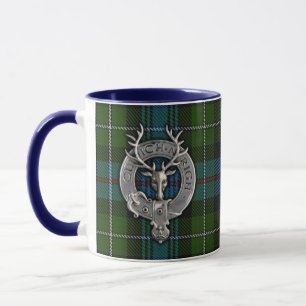 Caneca Clan MacKenzie Crest & Tartan